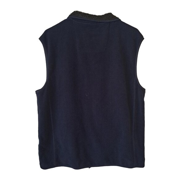 Field and Stream Mens Large Blue Fleece Vest Full Zip - Picture 3 of 5